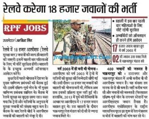 RPF Constable New Vacancy 2021