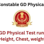 SSC Constable GD Physical Test