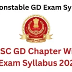 SSC Constable GD Exam Syllabus 2023