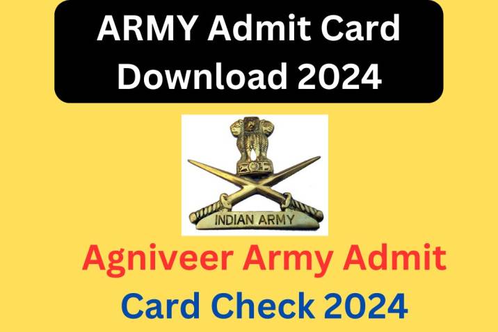 Agniveer Army Admit Card Download 2024