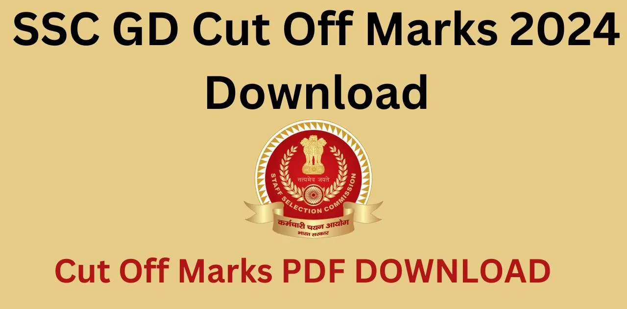 SSC GD Cut Off Marks 2024 Online Sarkari Job