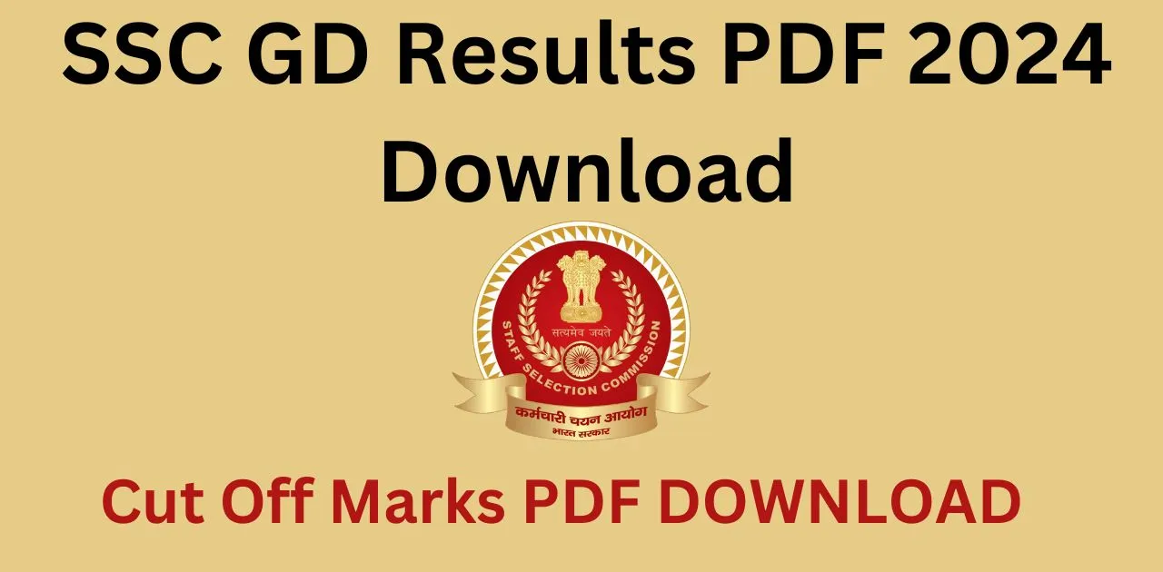 SSC GD Results 2024 Cut Off Marks Online Sarkari Job