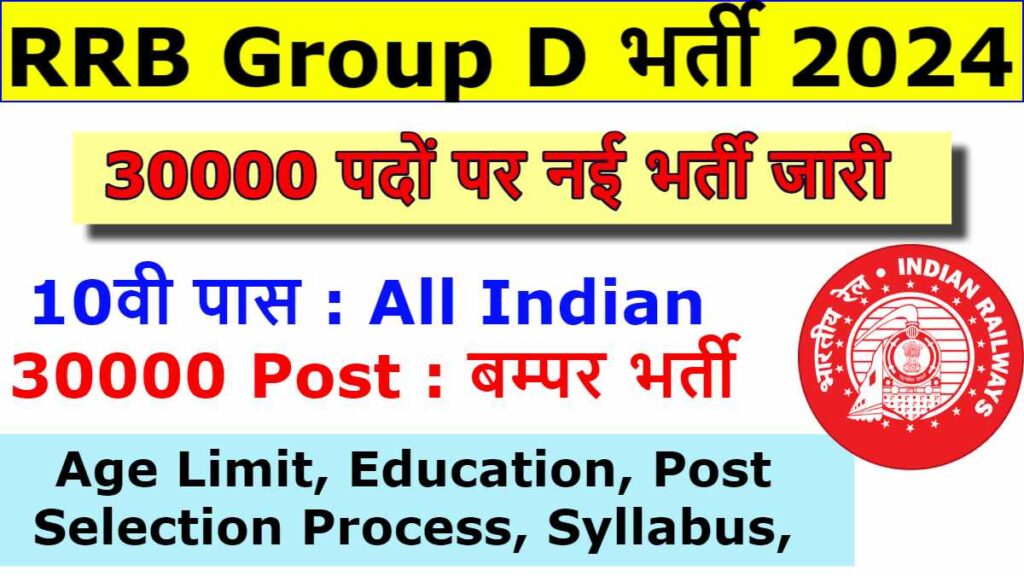 Railway Group D Bharti 2024 Notification Released